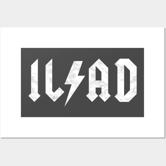 The Iliad Rocks Wall Art by BardLife